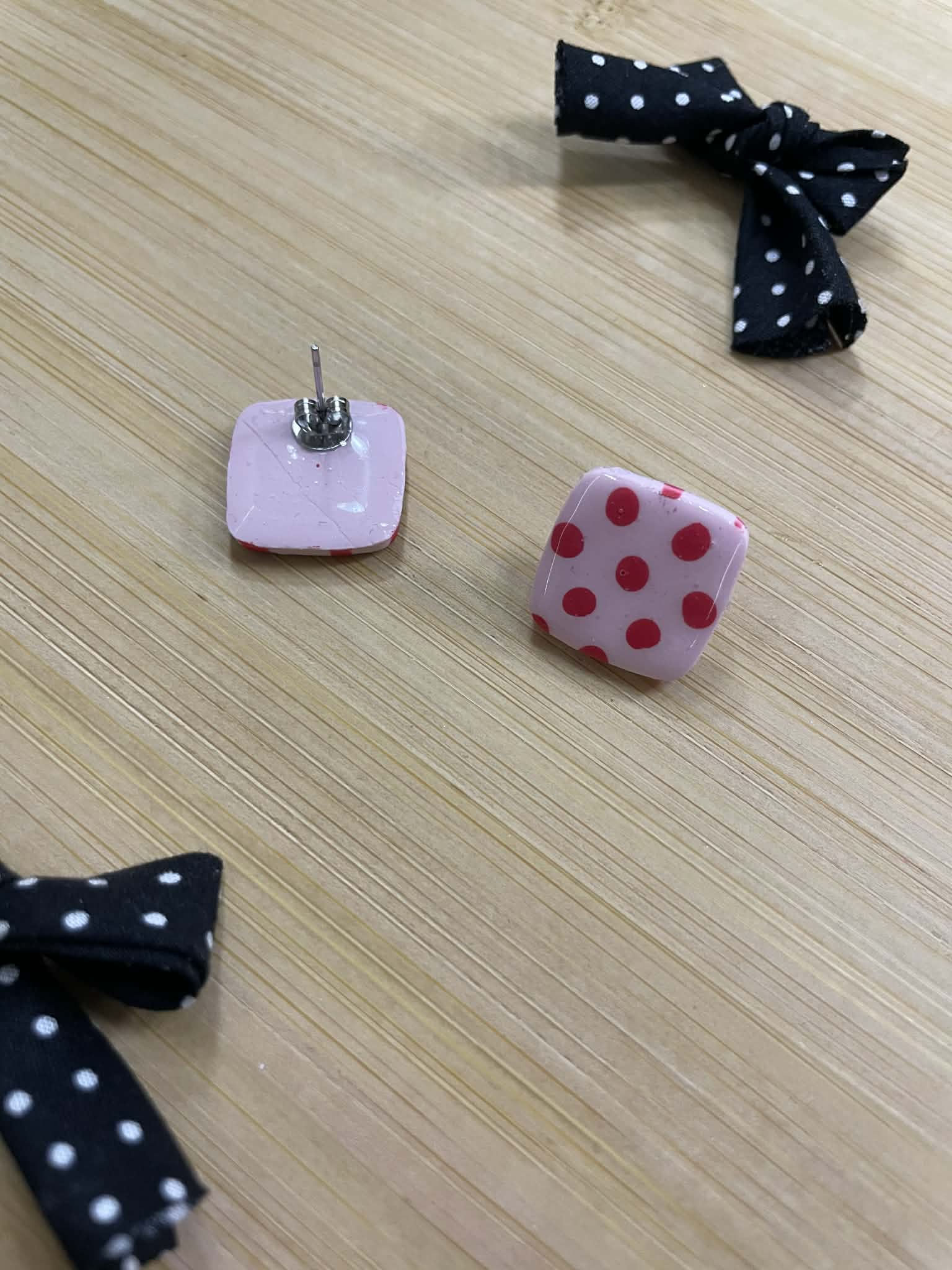 Boucle argent- carré