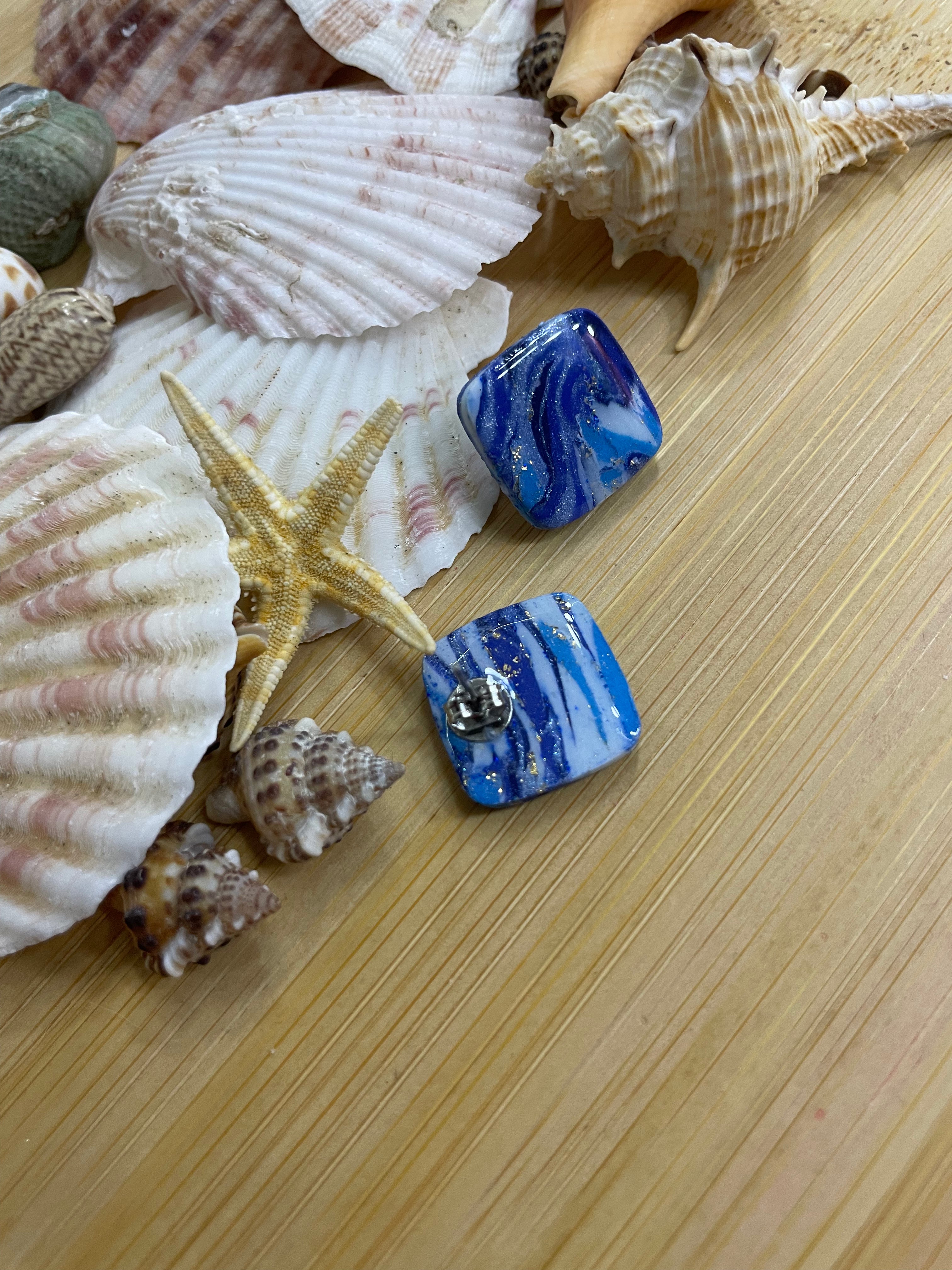 Boucle argent- carré